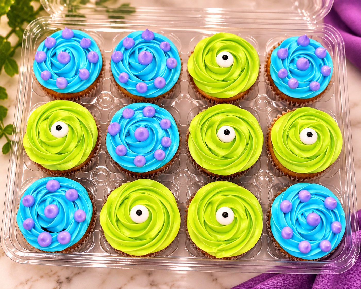 Monster Cupcakes