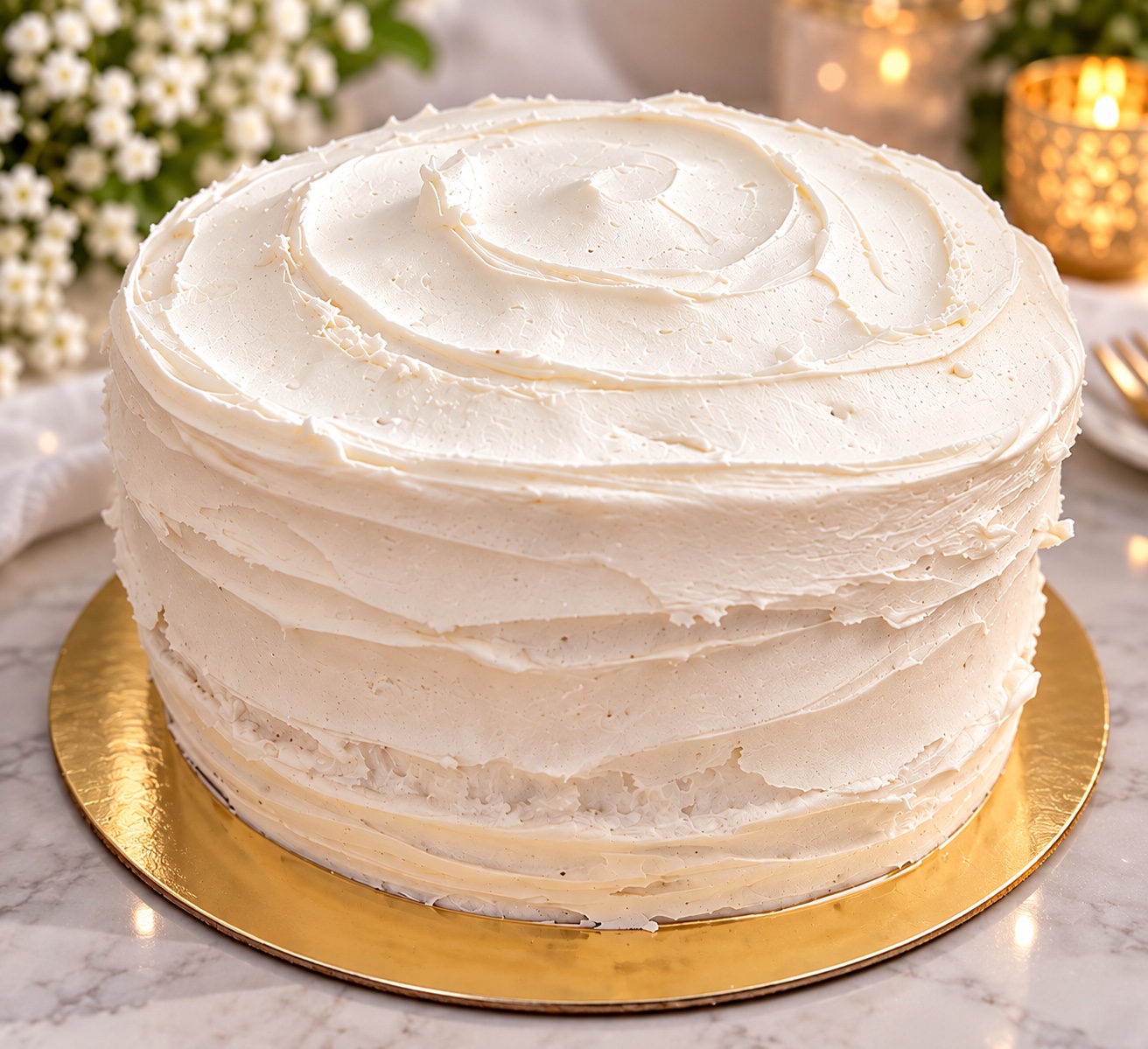 Rustic Ivory Cake